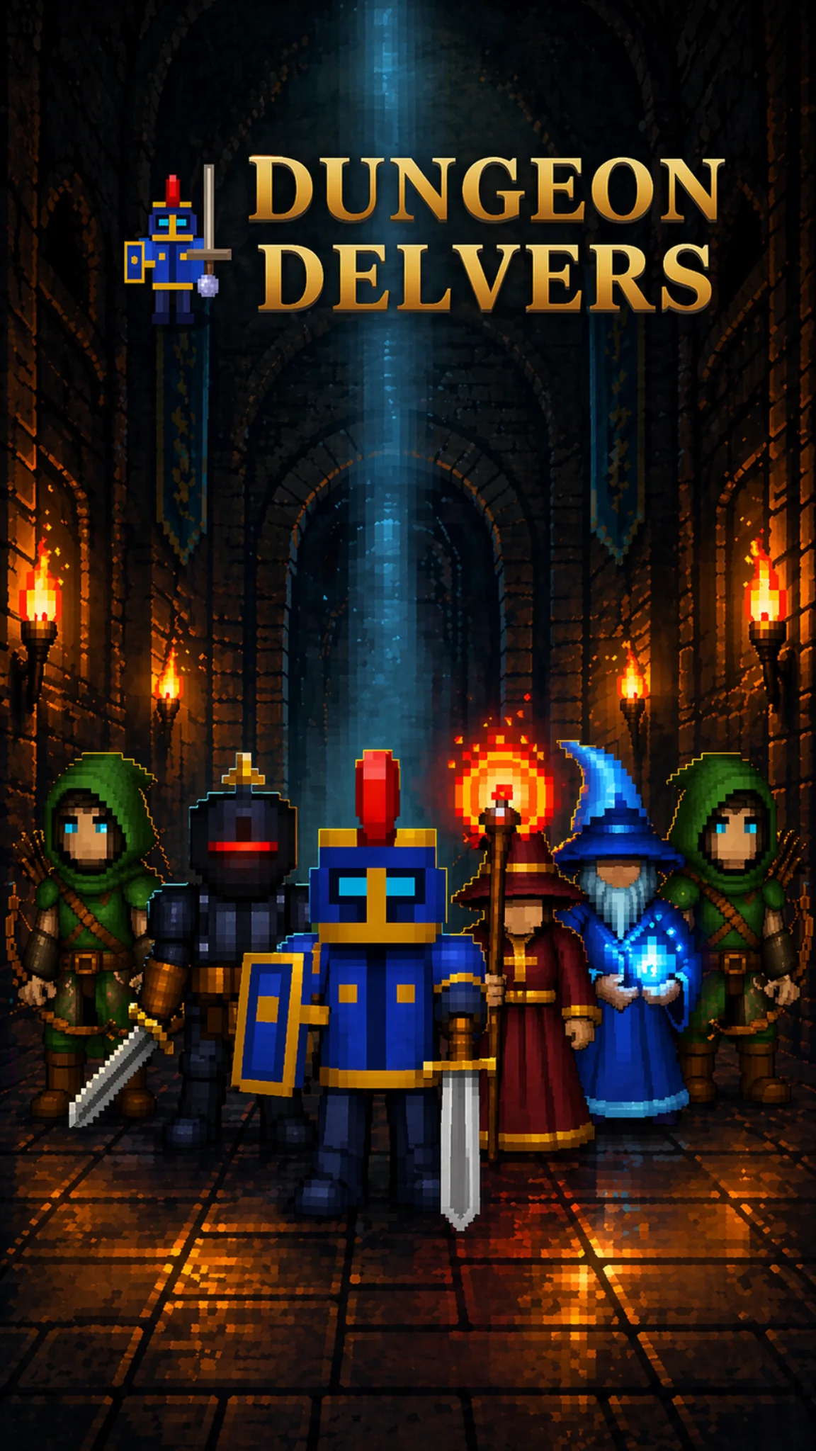 Dungeon Delvers party lineup
